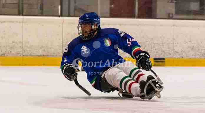 Gabriele Lanza verso Milano-Cortina passando per Genova e il Para Ice Hockey